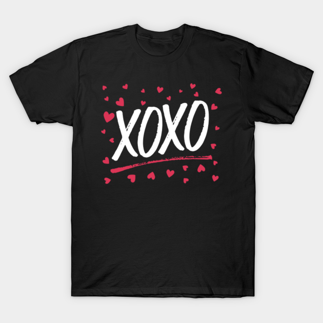 Xoxo Valentine Valentines Day Heart Shaped Greeting Love Valentines T Shirt Teepublic
